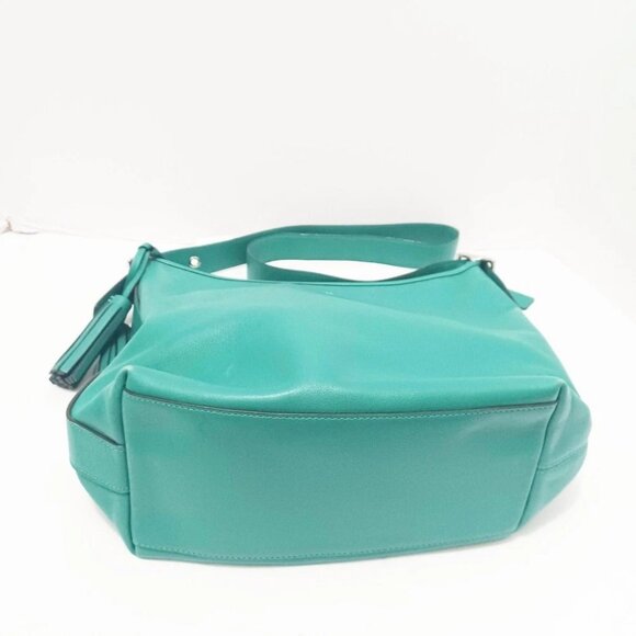 COACH Legacy Leather Duffle Shoulder 19889 Green Leather - Shoulder Bag - Picture 4 of 8